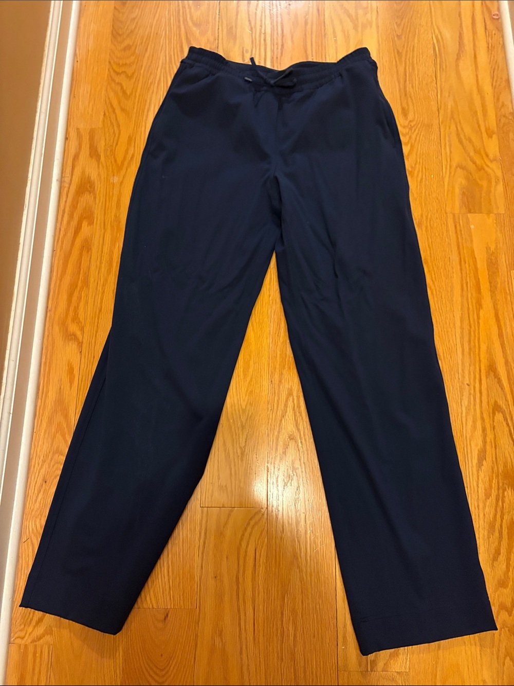 Lululemon Navy Trouser Stye Drawstring Casual Pants Size Medium